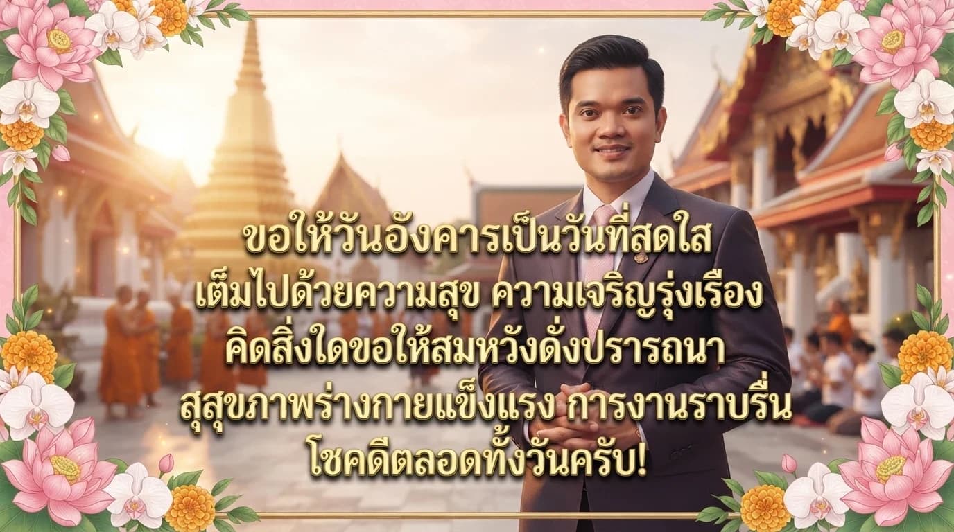 การ์ดอวยพรวันมงคลอัจฉริยะ