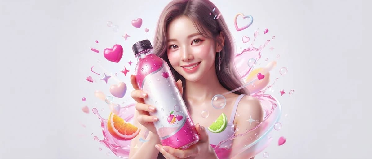 ออกแบบโปสเตอร์เครื่องดื่มเคป็อป